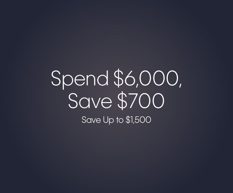 Calvin Klein Spend $6,000 Save $700